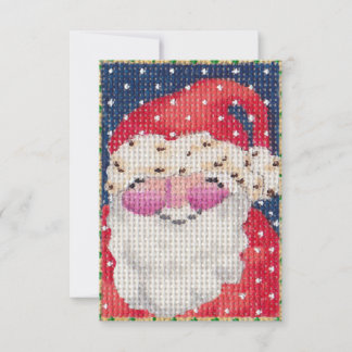 Santa-uitnodiging Kaart