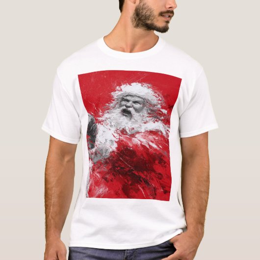 Santa Unbound – Crimson Shout of Winter T-shirt (Voorkant)