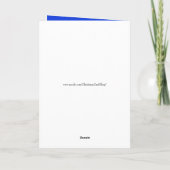 Santa, Uncle Sam Salute Patriotic Christmas Cards Feestdagen Kaart (Achterkant)