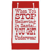Santa Underwear Klein Cadeauzakje (Voorkant)