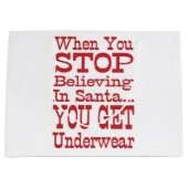 Santa Underwear Large Cadeautasje (Voorkant)