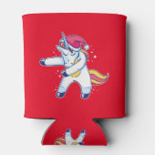 Santa Unicorn Blikjeskoeler (Achterkant)