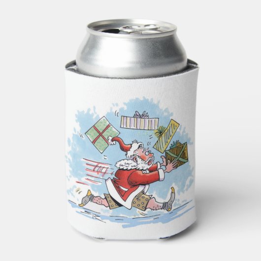 Santa Unprepared can cooler (Blikje Voorkant)
