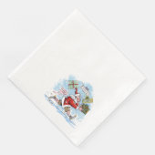 Santa Unprepared dinerpapier Servet (Hoek)