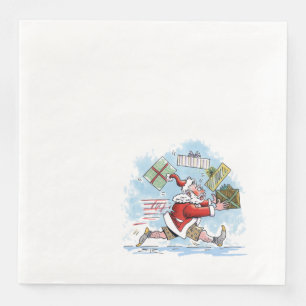 Santa Unprepared dinerpapier Servet