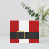 Santa Upclose Briefkaart (Staand voorkant)