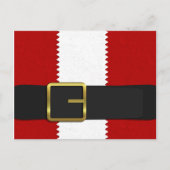 Santa Upclose Briefkaart (Voorkant)