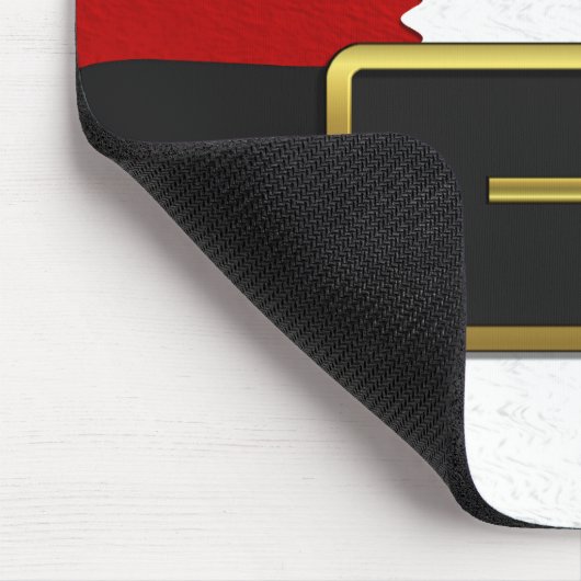 Santa Upclose Mousepad Muismat (Hoek)