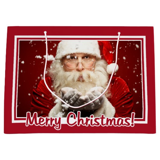 Santa / UW FOTO aangepaste grote cadeautas (Voorkant)