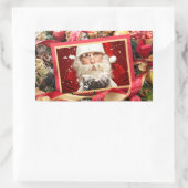 Santa/UW PHOTO aangepaste stickers voor feestdagen (Tas)