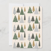 Santa Vakantie Schattige Kerstfeest Kaart (Achterkant)