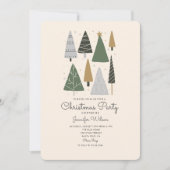 Santa Vakantie Schattige Kerstfeest Kaart (Voorkant)