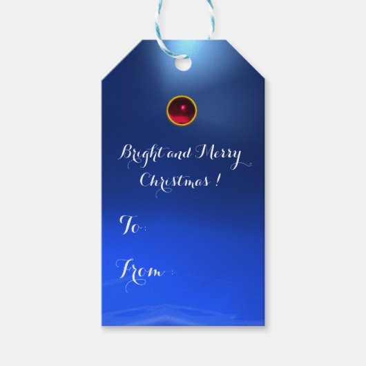 SANTA VAN DE GNOMEN CADEAULABEL (Voorkant)