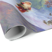 SANTA VAN DE GNOMEN CADEAUPAPIER (Rol Hoek)