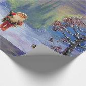 SANTA VAN DE GNOMEN CADEAUPAPIER (Hoek)