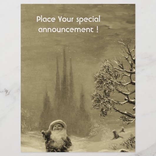 SANTA VAN DE GNOMEN FLYER (Achterkant)