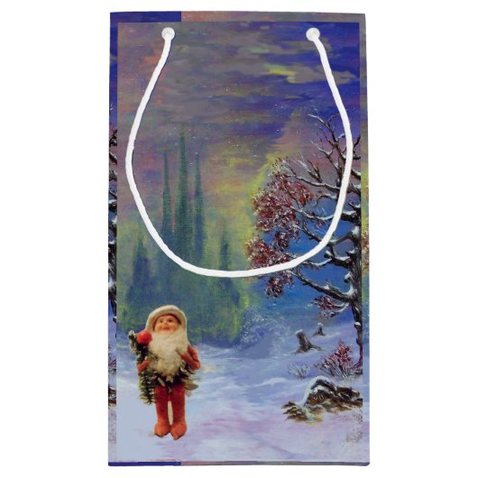 SANTA VAN DE GNOMEN KLEIN CADEAUZAKJE (Achterkant)