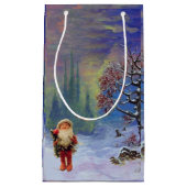 SANTA VAN DE GNOMEN KLEIN CADEAUZAKJE (Voorkant)