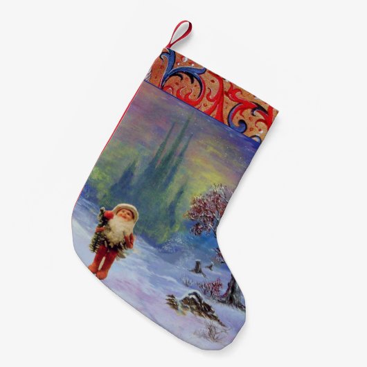 SANTA VAN DE GNOMEN KLEINE KERSTSOK (Voorkant (Hangend))