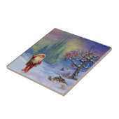 SANTA VAN DE GNOMEN TEGELTJE (Zijkant)