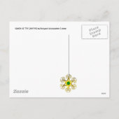 SANTA VAN DE GNOMES Blue Winter Holiday Kerstmis Feestdagenkaart (Achterkant)