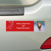 SANTA VAN DE GNOMES BUMPERSTICKER (Op auto)