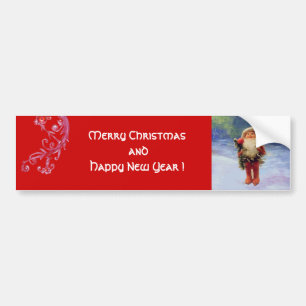 SANTA VAN DE GNOMES BUMPERSTICKER