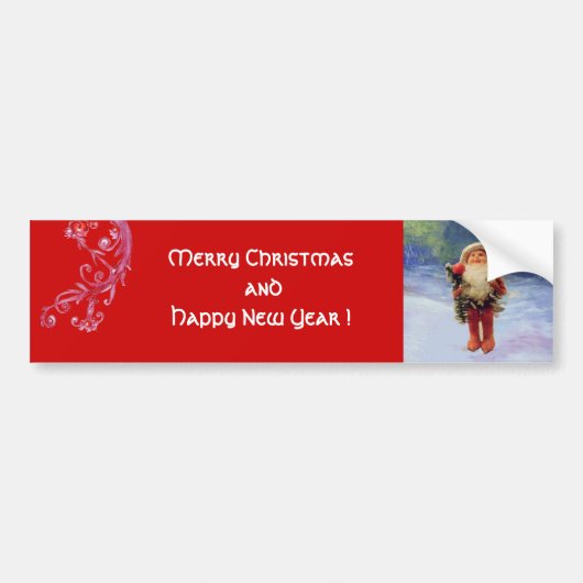 SANTA VAN DE GNOMES BUMPERSTICKER (Voorkant)