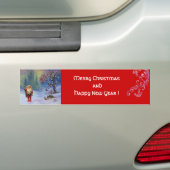 SANTA VAN DE GNOMES BUMPERSTICKER (Op auto)