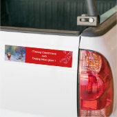 SANTA VAN DE GNOMES BUMPERSTICKER (Op Truck)
