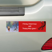 SANTA VAN DE GNOMES BUMPERSTICKER (Op auto)