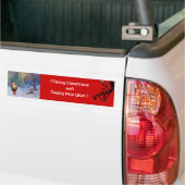SANTA VAN DE GNOMES BUMPERSTICKER (Op Truck)