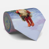 SANTA VAN DE GNOMES-detail Stropdas (Opgerold)