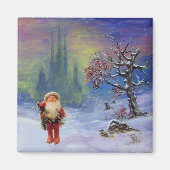 SANTA VAN DE GNOMES MAGNEET (Voorkant)