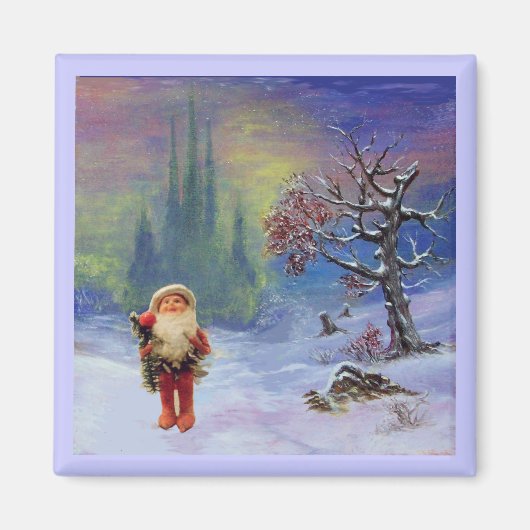SANTA VAN DE GNOMES MAGNEET (Voorkant)