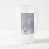 SANTA VAN DE GNOMES MATGLAS BIERPUL (Voorkant rechts)