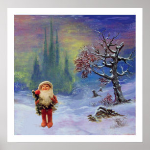 SANTA VAN DE GNOMES POSTER