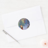 SANTA VAN DE GNOMES RONDE STICKER (Envelop)