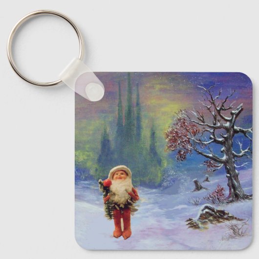 SANTA VAN DE GNOMES SLEUTELHANGER (Voorkant)