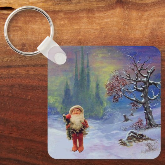 SANTA VAN DE GNOMES SLEUTELHANGER (Voorkant)