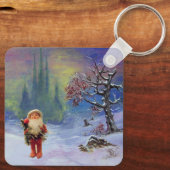 SANTA VAN DE GNOMES SLEUTELHANGER (Achterkant)