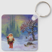 SANTA VAN DE GNOMES SLEUTELHANGER (Achterkant)