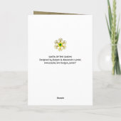 SANTA VAN DE kerstgroet GNOMES Blue Winter Feestdagen Kaart (Achterkant)