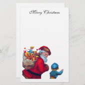 SANTA VINTAGE 2 BRIEFPAPIER (Voorkant / Achterkant)