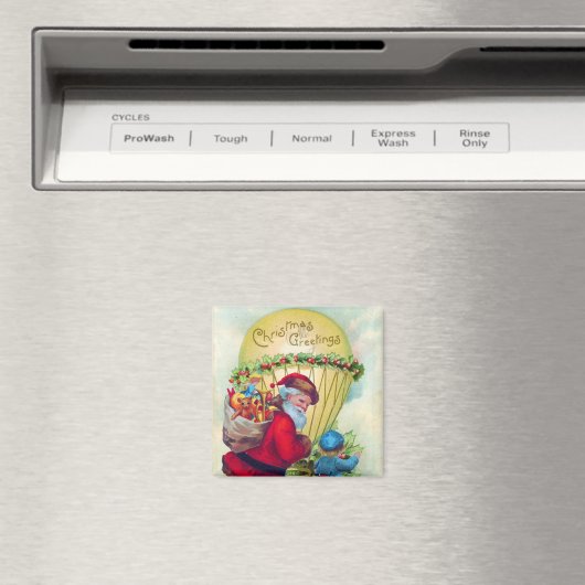 SANTA VINTAGE 2 MAGNEET (Insitu (Vaatwasser))