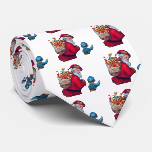 SANTA VINTAGE 2 STROPDAS (Opgerold)