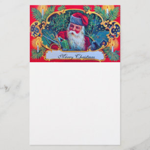 SANTA VINTAGE CHRISTMAS BRIEFPAPIER