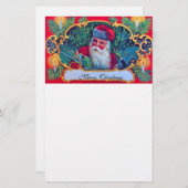 SANTA VINTAGE CHRISTMAS BRIEFPAPIER (Voorkant / Achterkant)