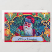 SANTA VINTAGE CHRISTMAS BRIEFPAPIER (Voorkant / Achterkant)