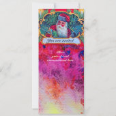 SANTA VINTAGE CHRISTMAS PARTY 1 KAART (Achterkant)